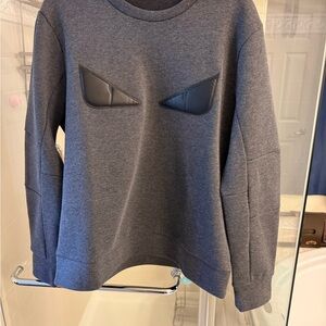 Fendi Monster Gray Sweatershirt with Unique Design